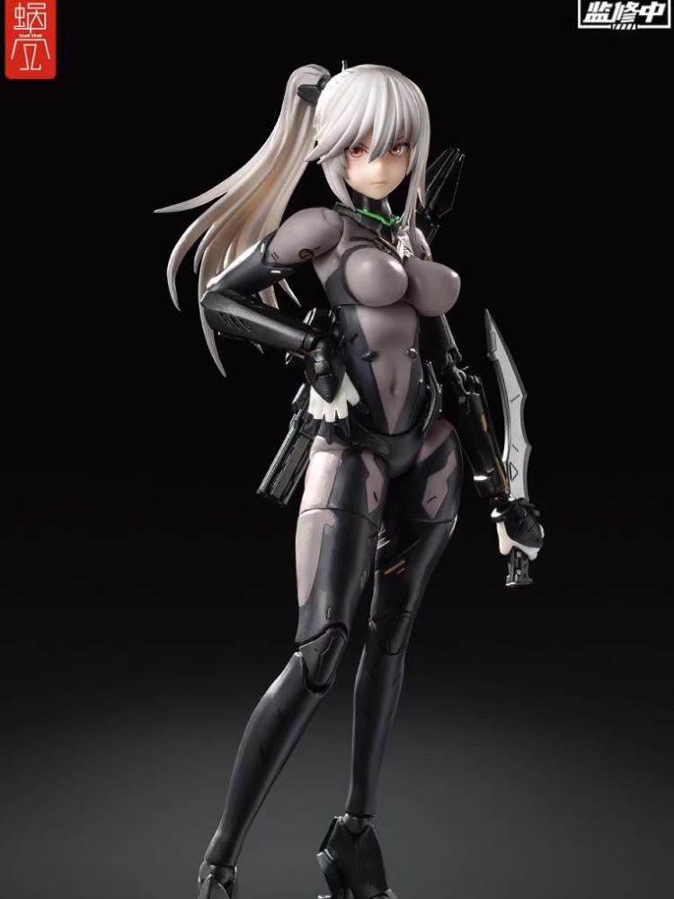 现货  雪滴花计划wolpf 暗杀者机娘 pvc可动成品模型