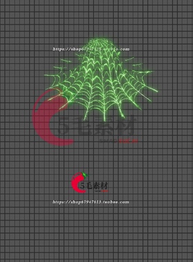 传奇攻击特效 技能特效 绿色天网攻击特效 高清动态 GJ43