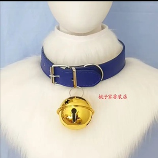 日系喜羊羊正太石狮离子动漫cos铃铛项圈choker项链漫展兽装项圈