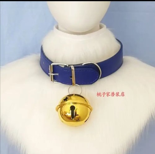 日系喜羊羊正太石狮离子动漫cos铃铛项圈choker项链漫展兽装项圈