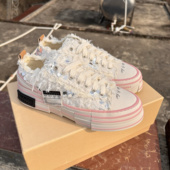 板鞋 天鹅之心梦白银羽毛亮片显瘦增高厚底乞丐帆布鞋 女网红爆款