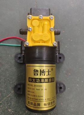 鲁博士BS6500电动喷雾器12V电动打药机喷药机喷水泵喷雾器电机