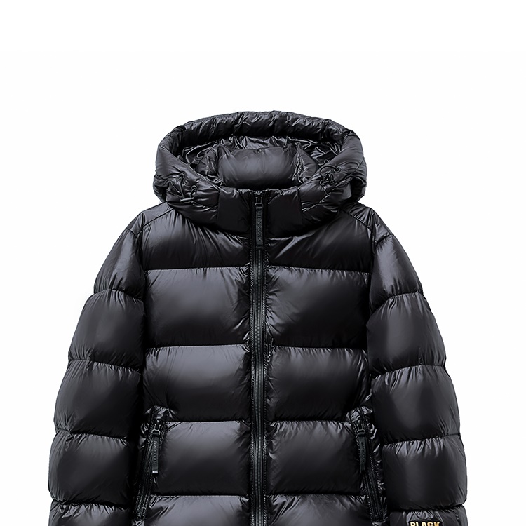 VIRRI CIAGA~2024新款黑金90白鹅绒短款羽绒服冬季高端超厚面包服