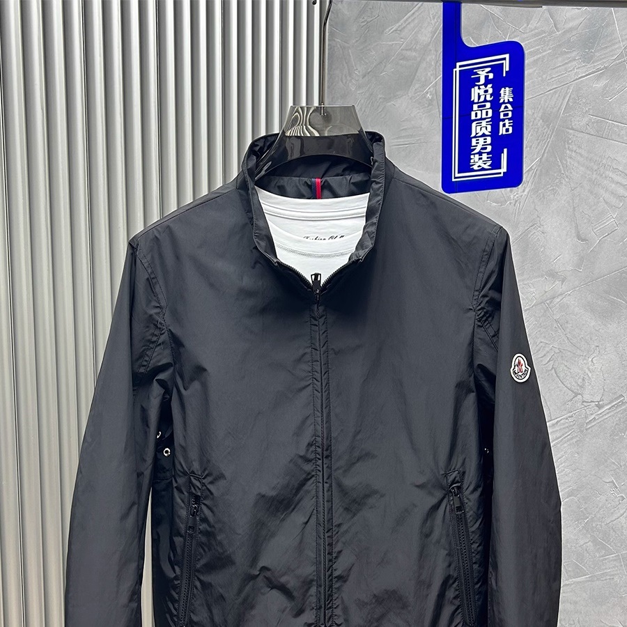 VIRRI CIAGA~春秋新款立领纯色夹克男士时尚百搭简约潮服上衣流行