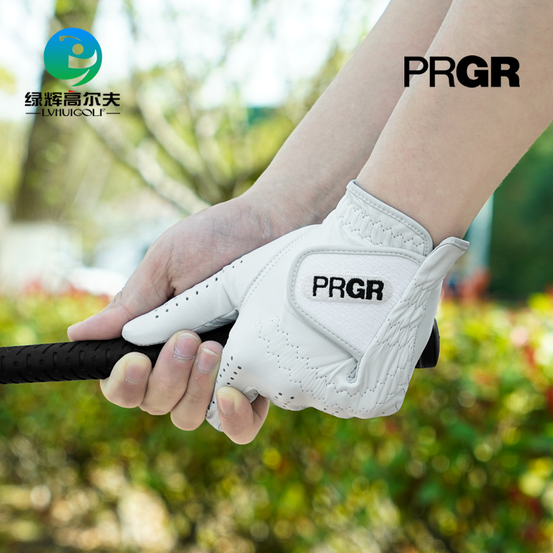 PRGR高尔夫男士手套透气防滑