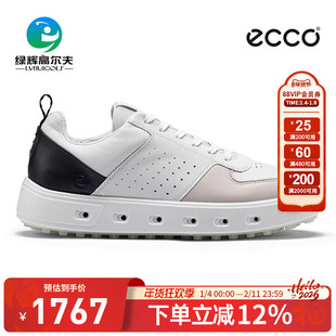 ECCO爱步高尔夫男士球鞋街头720系列透气轻便无钉鞋golf运动男鞋