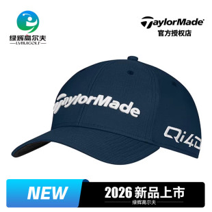 Taylormade泰勒梅高尔夫男士球帽26新款透气运动棒球帽golf有顶帽