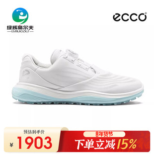 ECCO爱步高尔夫女士球鞋新款超轻1代系列BOA透气防水golf运动女鞋