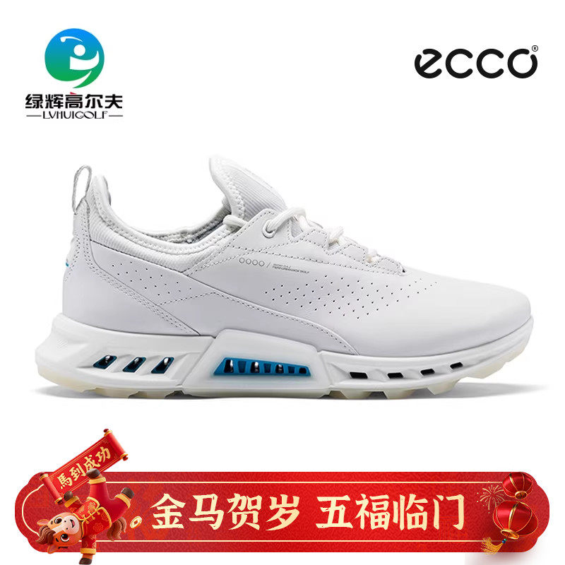 ECCO/爱步高尔夫女士球鞋 新款健步C4系列透气休闲golf无钉运动鞋