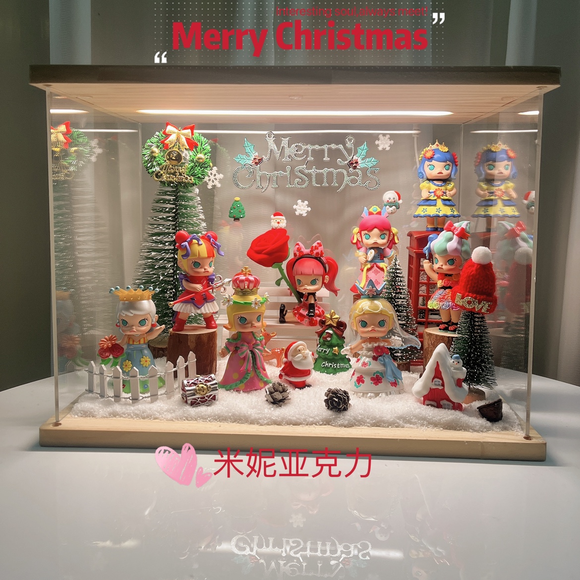 雪人的来信盲盒diydimoo圣诞造景