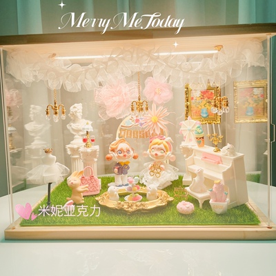 婚礼场景diy盲盒造景泡泡玛特