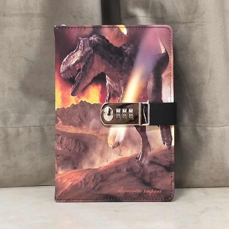 儿童密码本创意学生日记本带锁笔记本子欧式复古日韩加厚手账本文