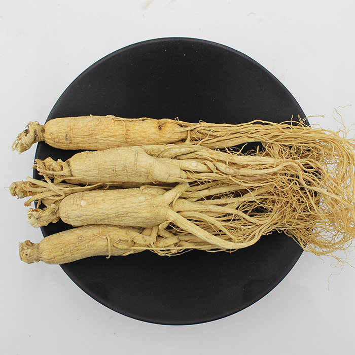 新货人参 原皮生晒参 白参7-8支/125g单支包装 2件送鹿茸包邮