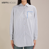 新款 款 衬衣条纹孕妇上衣春装 遮肚不显怀时尚 孕妇装 快乐屋孕妇衬衫