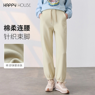 无托腹休闲裤 快乐屋孕妇运动裤 外穿孕妇裤 显瘦束腿裤 春夏2026新款