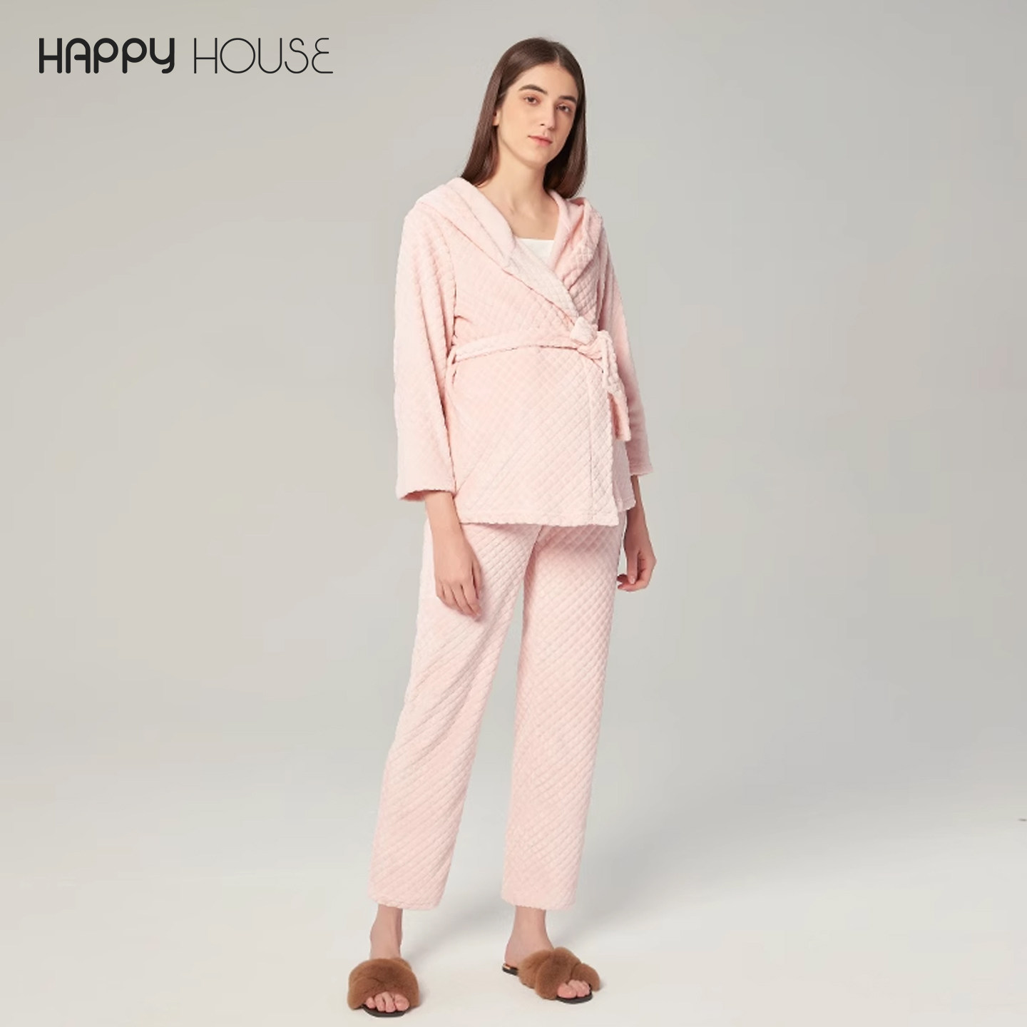 快乐屋孕妇月子服秋冬季产后保暖睡衣加厚加绒怀孕期产妇家居服女,孕妇装/孕产妇用品/营养,家居服套装,淘宝优惠券,粉丝福利购,淘宝优惠卷