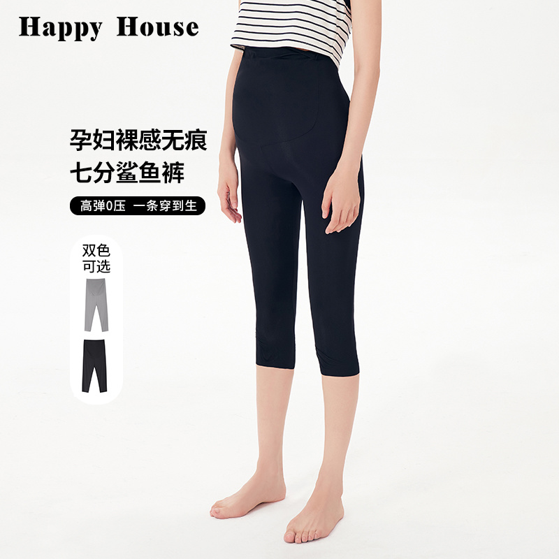 孕妇鲨鱼裤弹力春夏2025新款
