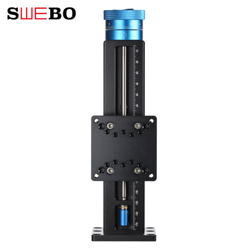 SWEBO M001-Z高精度升降微调滑台 千分尺式旋钮 精度0.01毫米 精密导轨
