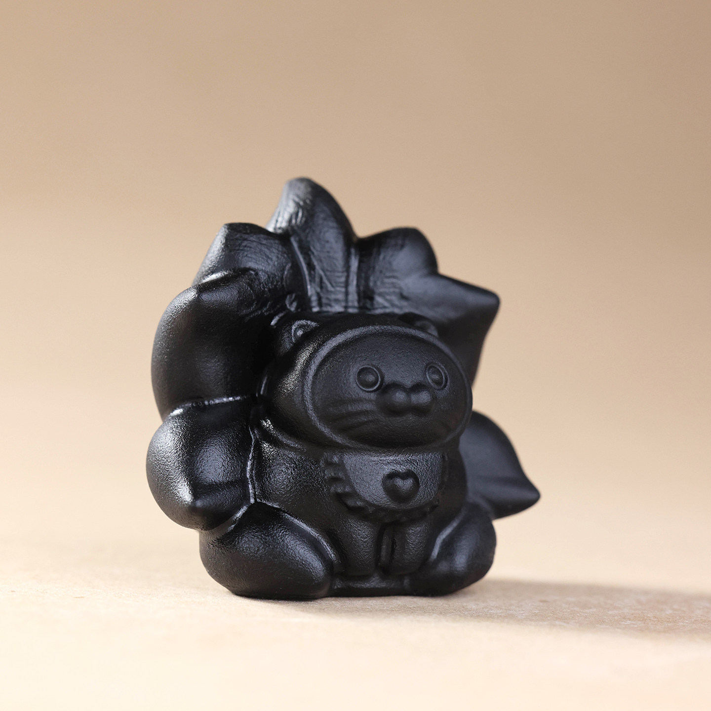 可爱小狐狸摆件天然黑曜石工艺品桌面装饰品迷你黑色水晶摆设礼物,饰品/流行首饰/时尚饰品新,摆件,淘宝优惠券,粉丝福利购,淘宝优惠卷