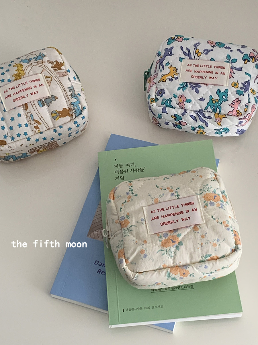 thefifthmoon清新ins风简约绗缝收纳迷你包口红包数据线包零钱包,箱包皮具/热销女包/男包,通用款女包,淘宝优惠券,粉丝福利购,淘宝优惠卷