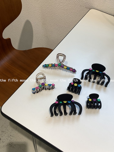 卡通图案笑脸小熊八爪夹大夹子