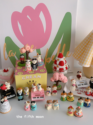 结婚氛围树脂迷你摆件