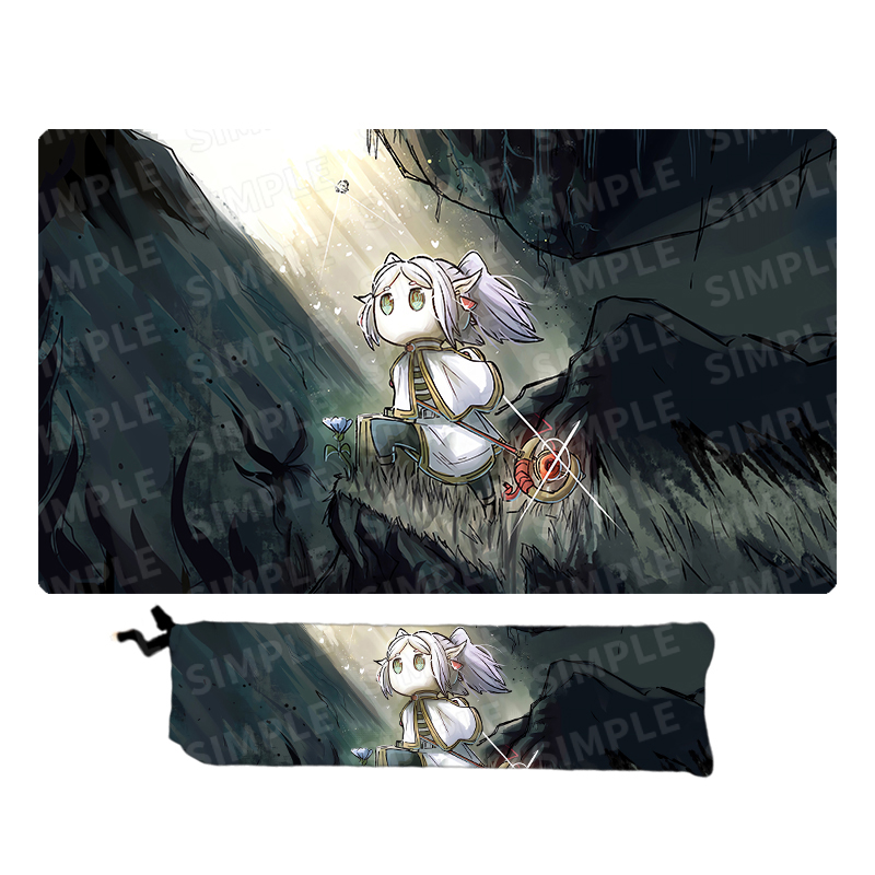 游戏王卡垫diy空洞芙莉莲卡牌垫WS黑白双翼对战桌垫playmat