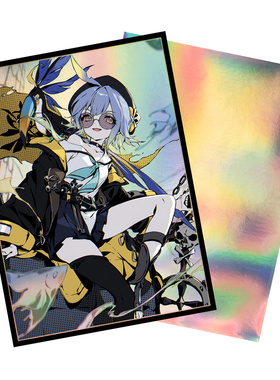 符文战场PTCG卡套影之诗芭芭萝丝SVE牌套保护套黑白双翼OPCG67x92