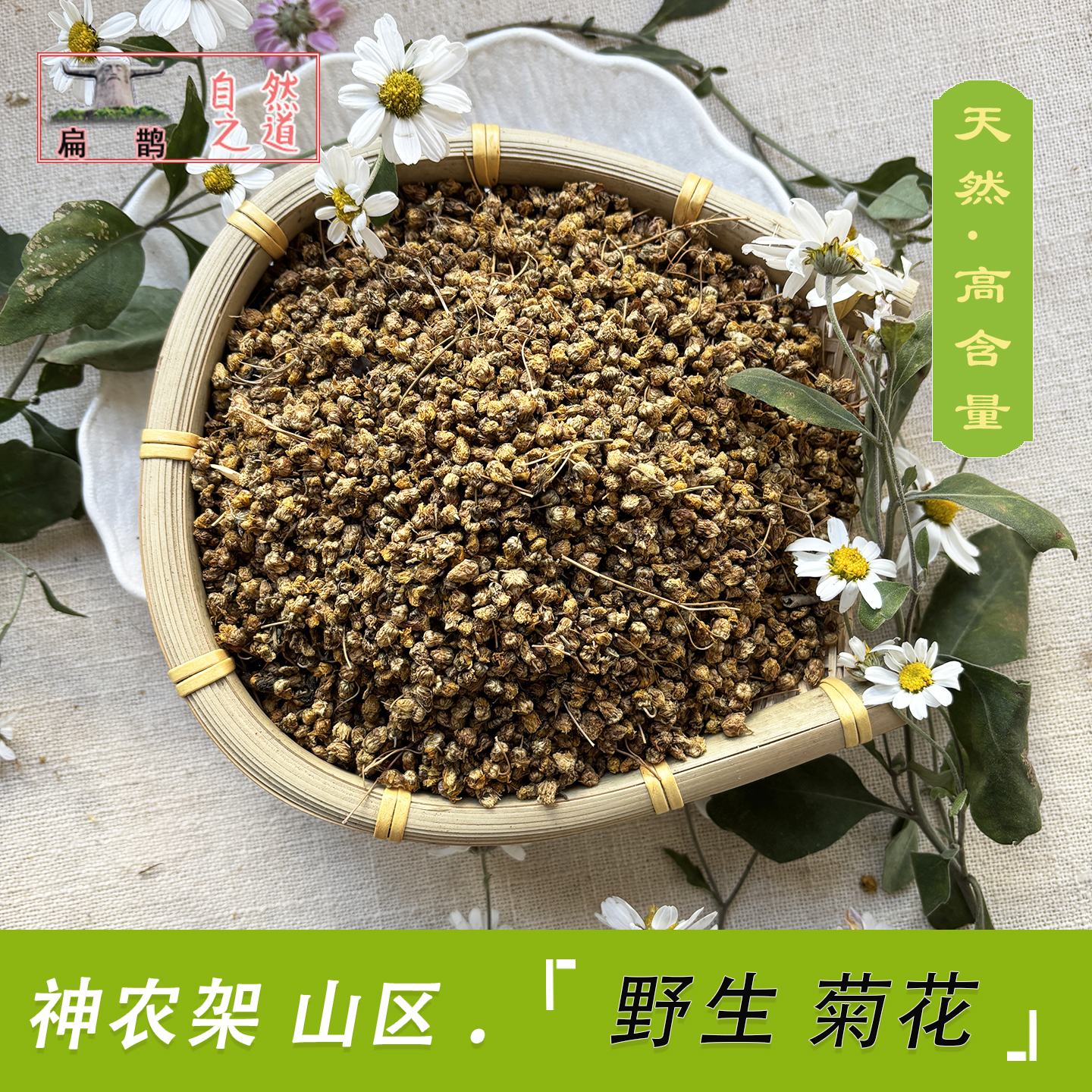 野生菊花药材茶神农架野生药材