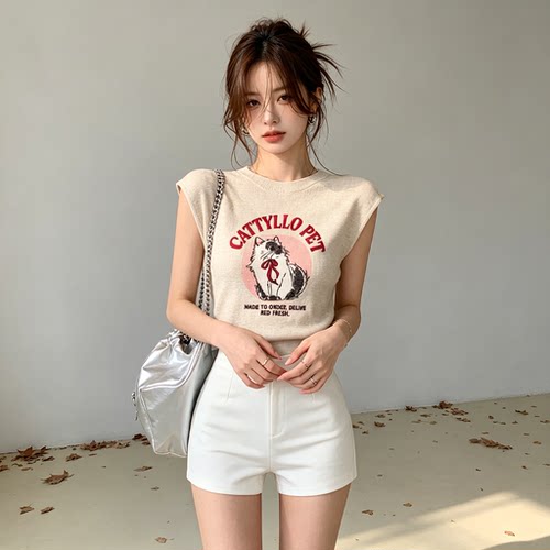 清仓~独特漂亮初夏上衣抽绳巨好看绝美不撞款别致掐腰减龄T恤小衫