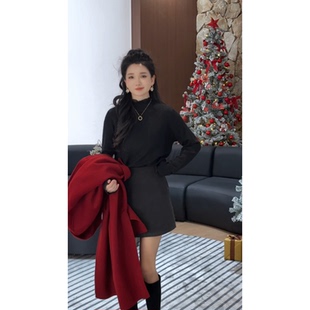 JGCXX271 高端蕾丝拼接木耳边针织上衣271