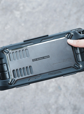 肥熊适用SteamDeck LCD/OLED游戏机SD掌机保护壳Steam Deck LCD/OLED战术防摔保护套外壳收纳包收纳盒配件