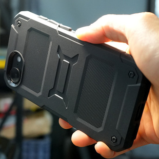 肥熊通勤系列适用苹果iPhone16e战术防摔手机壳16E户外探险硬朗手机套军事机能风格加厚保护套外套外壳