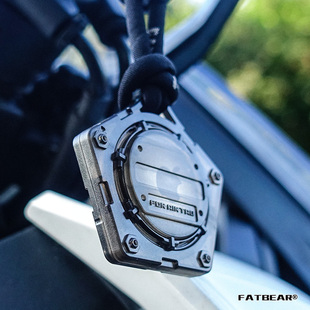 肥熊户外AirTag保护套适用苹果AirTags防丢器配件钥匙扣保护壳