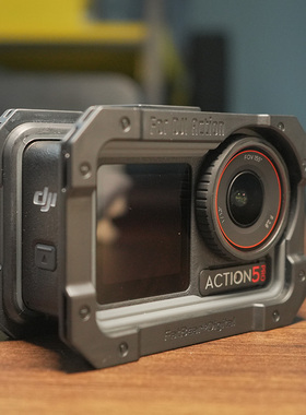 肥熊 适用大疆DJI Osmo Action3/4/5 Pro运动相机兔笼保护套防摔保护套边框套配件散热保护镜头配件
