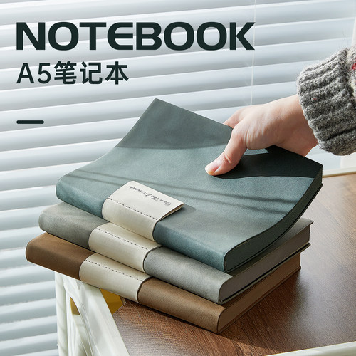 简约轻奢笔记本本子a5加厚可定制