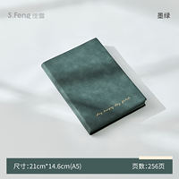 a5 notebook, high appearance level, retro soft leather adult diary, simple and exquisite customization for reading and postgraduate entrance examination, can print logo, thickened, business office work notebook, meeting record notepad thumbnail 5