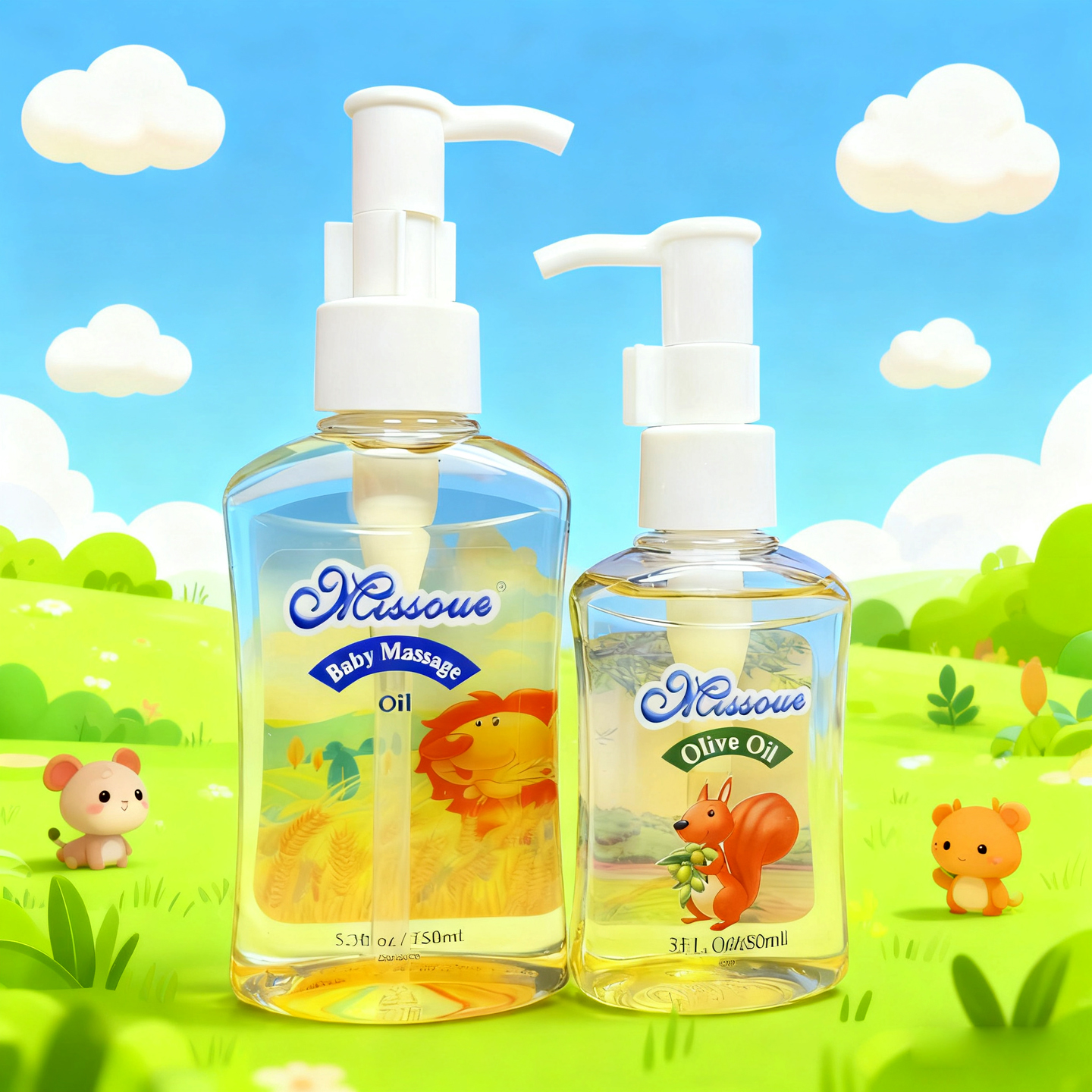 蜜语进口婴儿油橄榄按摩油儿童润肤抚触油宝宝去头垢BB油防皴干裂