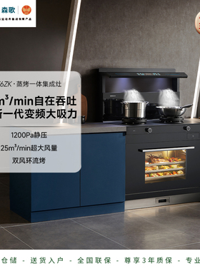 【超跑系列】Seng/森歌 T6ZK蒸烤炸集成灶家用侧吸油烟机变频电机