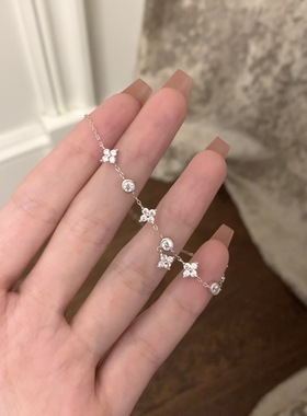 S925通体纯银璀璨锆石手链