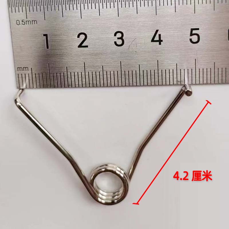 左右弹簧反向弹簧修枝剪果枝剪刀弹簧零件配件回弹高弹力V弹簧