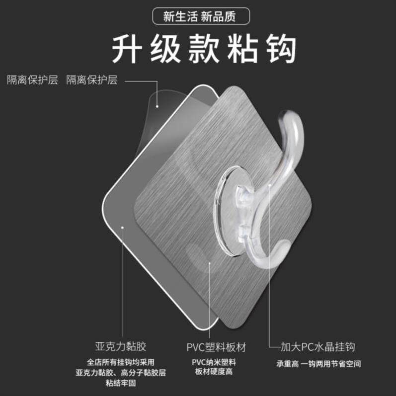 Hat curtain Sticking hook Wall hanging Coat hooks Hooks portable Stick Side indoor Gluing Rowsin the Storage consolidation , Family finishing equipment , Hook/Sticky hooks  category - from Buy2taobao.com to provide professional Taobao agent buy service