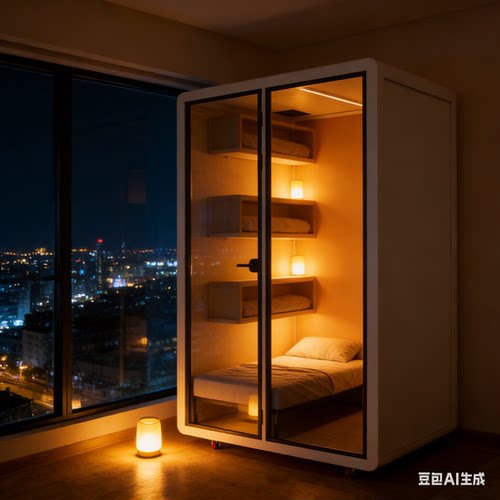 隔音睡眠舱家用静音房 宿舍学生备考防噪音 卧室单人深度睡眠神器