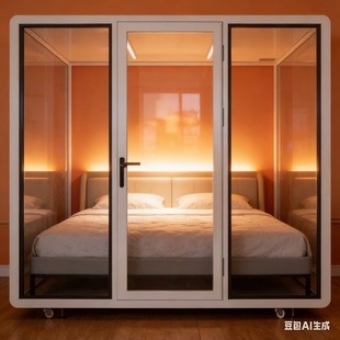 中老年静音睡眠房 环保无甲醛助眠神器 卧室隔音舱全频段降噪