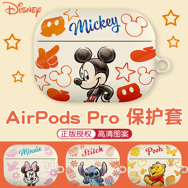 airpods彩绘耳机套米妮保护壳