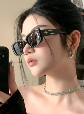 复古猫眼墨镜女gm2024新款高级感网红防紫外线方圆脸偏光太阳眼镜