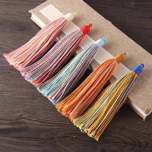 14cm民族风流苏手搓棉线流苏藏式服装包挂diy手工穗子配饰吊坠