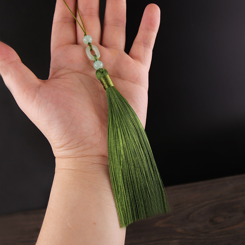 古风流苏穗子汉服压襟吊坠U盘书签包挂乐器笛子穗发簪坠国风挂件