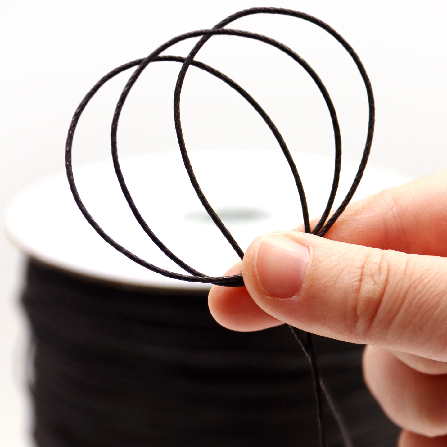 4*2上蜡亚麻棉暗褐色吊牌线