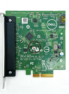 全新DELL 7R4VG戴尔T3680 T3660专用PCIE雷电4扩展板卡 TBT4 GPIO